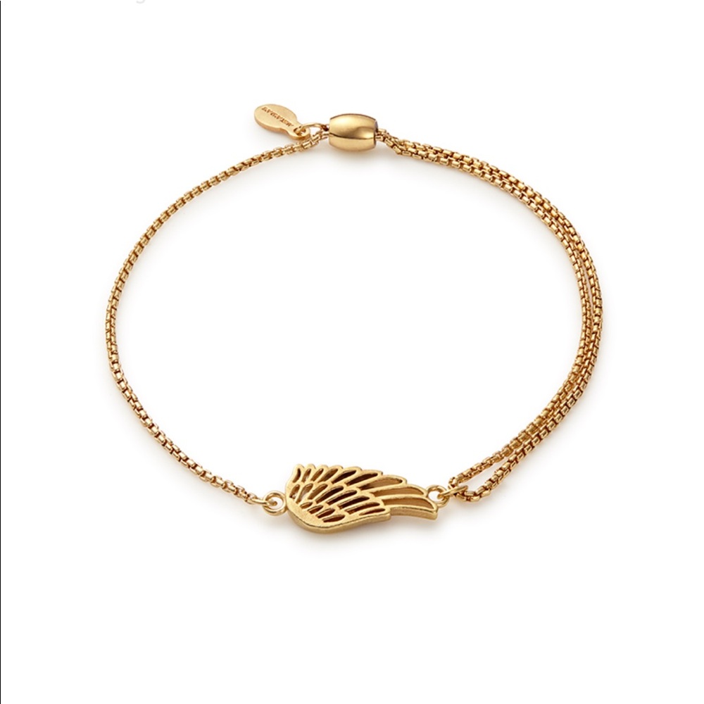 Alex and Ani wing pull chain bracelet